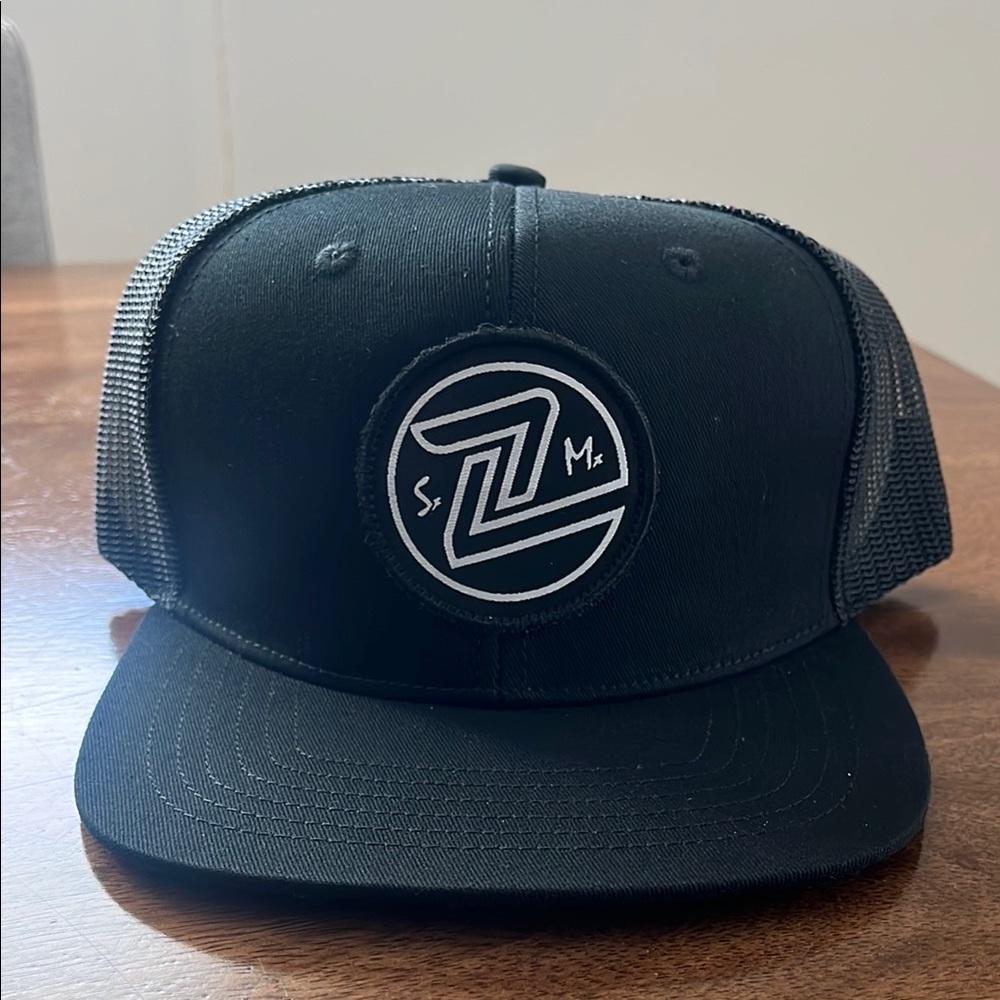 Z Flex Santa Monica Black Mesh Trucker Hat
